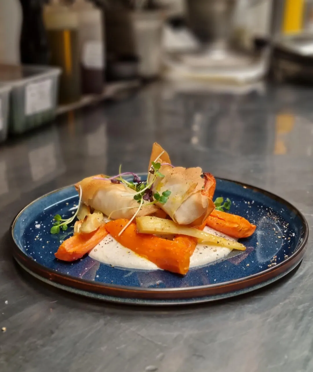 Une assiette de la cuisine du Garde Fou